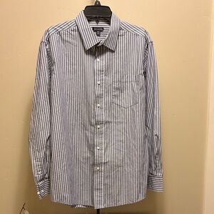 George long sleeve button up striped shirt.